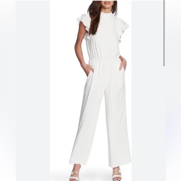 1. State Flutter Sleeve Jumpsuit - Picture 1 of 11